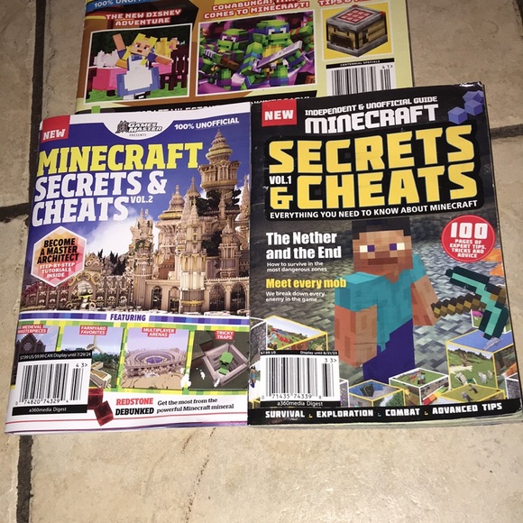 “THE ESSENTIAL GUIDE TO MINECRAFT” & “MINECRAFT SECRETS & CHEATS” LOT (NEW)! - Picture 4 of 5